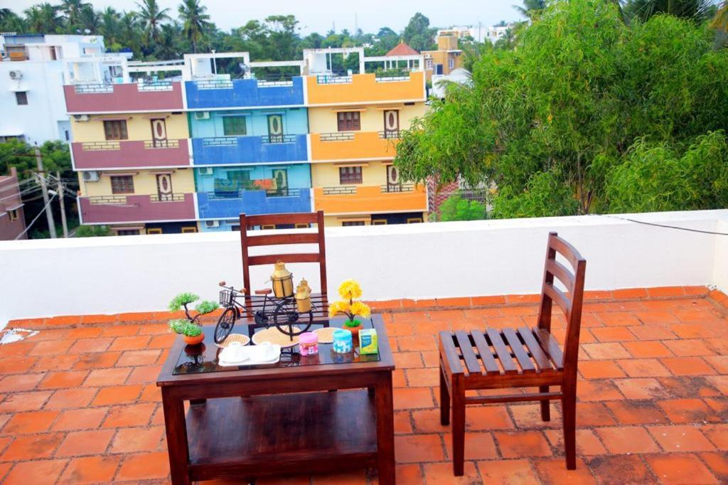 Mp Villa - Lovely Furnished Appartment Pondicherry Dış mekan fotoğraf