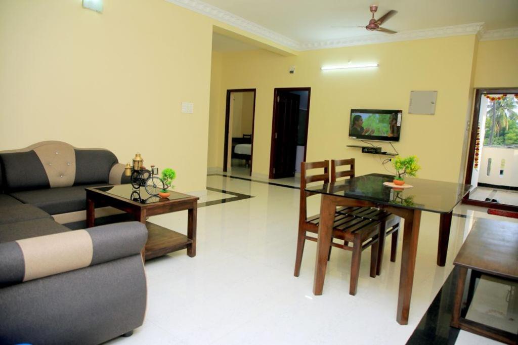 Mp Villa - Lovely Furnished Appartment Pondicherry Dış mekan fotoğraf